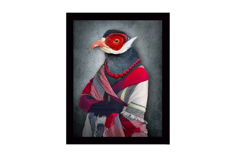 Dekorativ InnRammemet MDF-maling 41x56 cm - Flerfarget - Innredning - Bilder & kunst