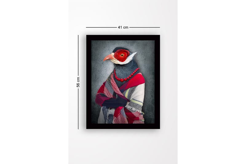 Dekorativ InnRammemet MDF-maling 41x56 cm - Flerfarget - Innredning - Bilder & kunst