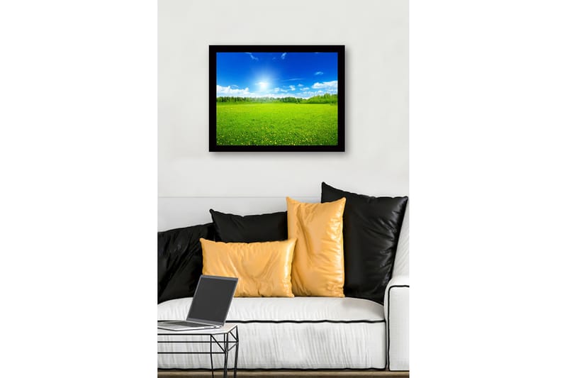 Dekorativ InnRammemet MDF-maling 41x56 cm - Flerfarget - Innredning - Bilder & kunst