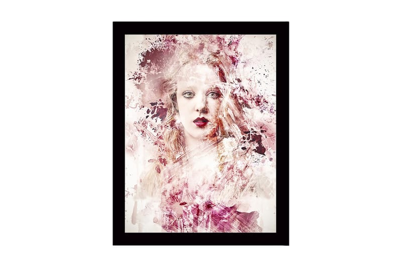 Dekorativ InnRammemet MDF-maling 41x56 cm - Flerfarget - Innredning - Bilder & kunst