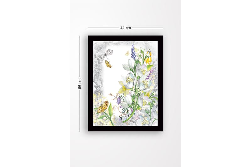 Dekorativ InnRammemet MDF-maling 41x56 cm - Flerfarget - Innredning - Bilder & kunst