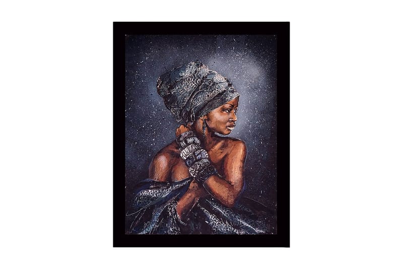Dekorativ InnRammemet MDF-maling 41x56 cm - Flerfarget - Innredning - Bilder & kunst