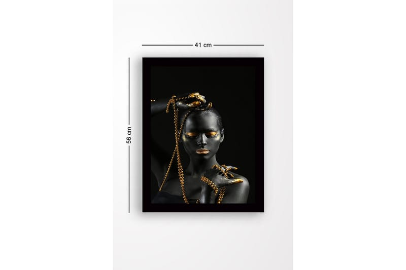 Dekorativ InnRammemet MDF-maling 41x56 cm - Flerfarget - Innredning - Bilder & kunst