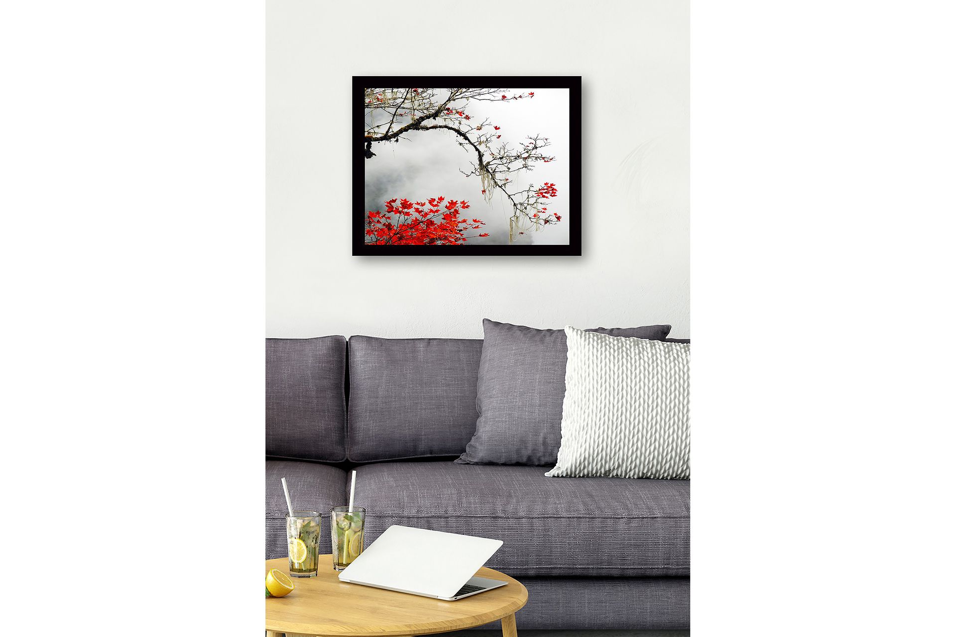 Dekorativ InnRammemet MDF-maling 41x56 cm - Flerfarget - Innredning - Bilder & kunst