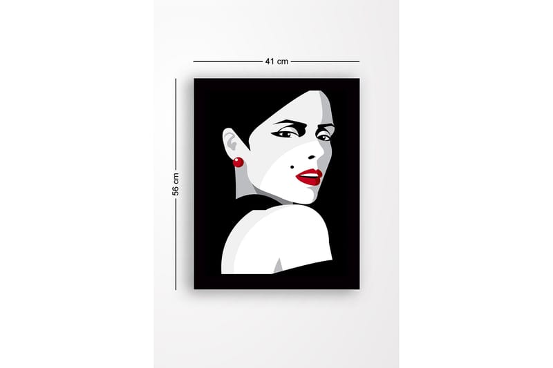 Dekorativ InnRammemet MDF-maling 41x56 cm - Flerfarget - Innredning - Bilder & kunst