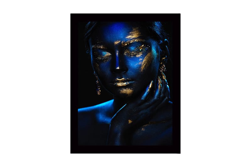 Dekorativ InnRammemet MDF-maling 41x56 cm - Flerfarget - Innredning - Bilder & kunst