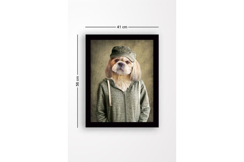 Dekorativ InnRammemet MDF-maling 41x56 cm - Flerfarget - Innredning - Bilder & kunst