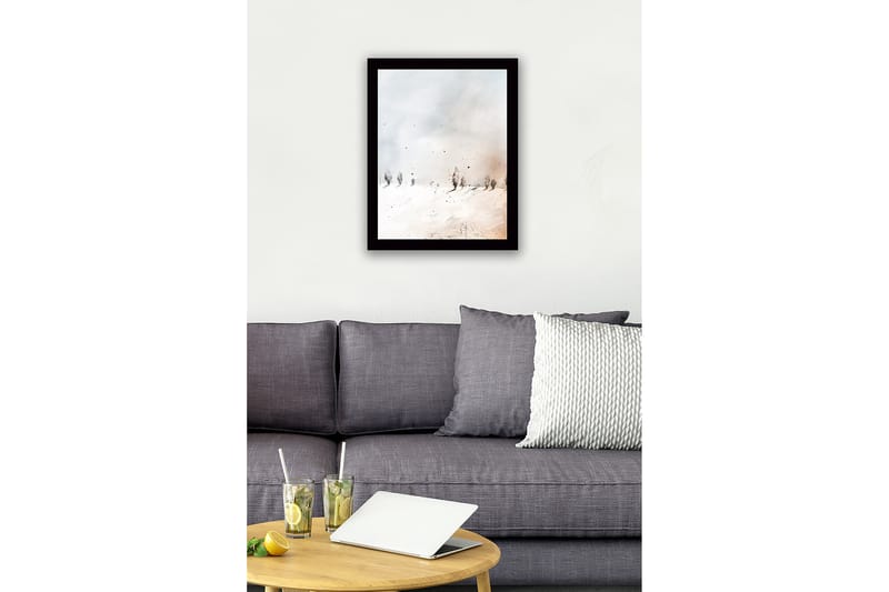 Dekorativ InnRammemet MDF-maling 41x56 cm - Flerfarget - Innredning - Bilder & kunst