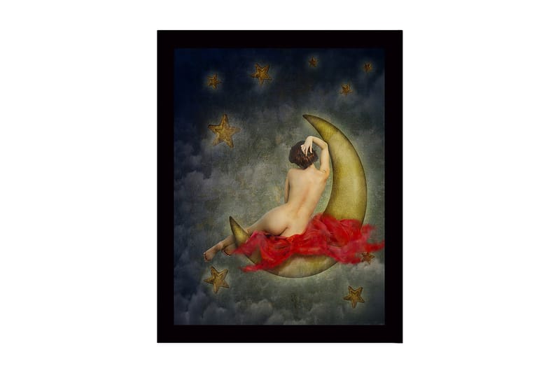 Dekorativ InnRammemet MDF-maling 41x56 cm - Flerfarget - Innredning - Bilder & kunst