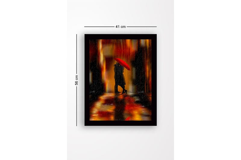 Dekorativ InnRammemet MDF-maling 41x56 cm - Flerfarget - Innredning - Bilder & kunst