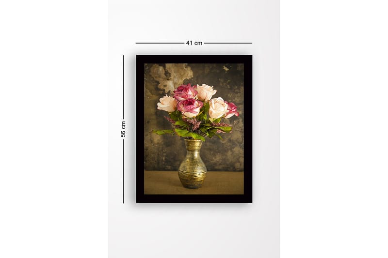 Dekorativ InnRammemet MDF-maling 41x56 cm - Flerfarget - Innredning - Bilder & kunst