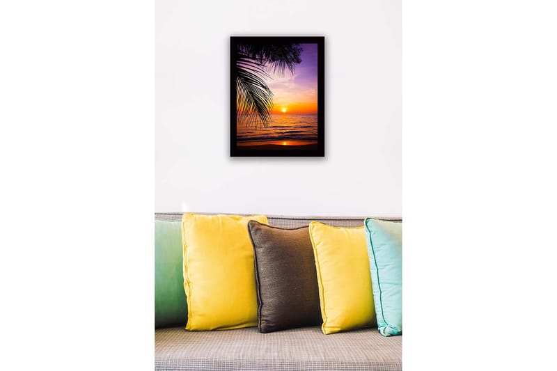 Dekorativ InnRammemet MDF-maling 41x56 cm - Flerfarget - Innredning - Bilder & kunst