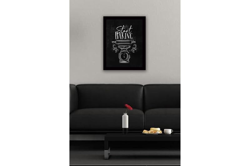Dekorativ InnRammemet MDF-maling 41x56 cm - Flerfarget - Innredning - Bilder & kunst
