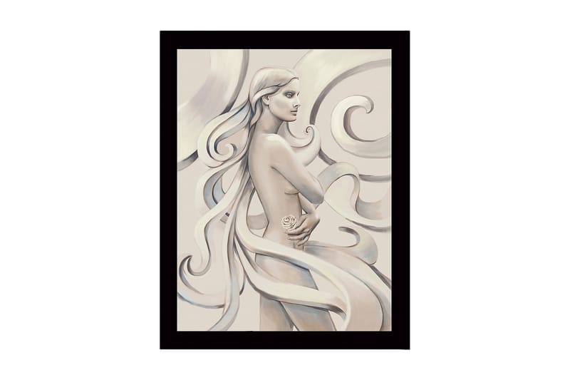 Dekorativ InnRammemet MDF-maling 41x56 cm - Flerfarget - Innredning - Bilder & kunst