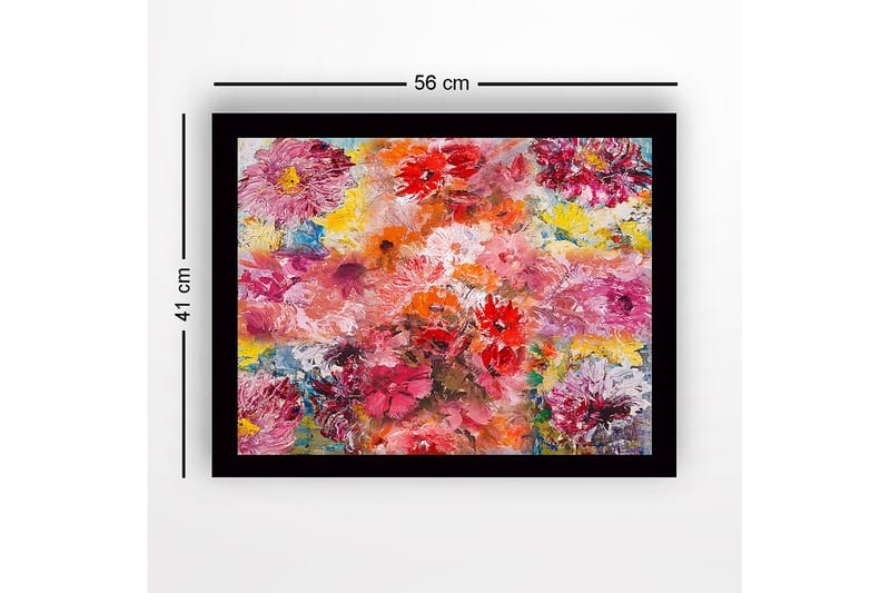 Dekorativ InnRammemet MDF-maling 41x56 cm - Flerfarget - Innredning - Bilder & kunst