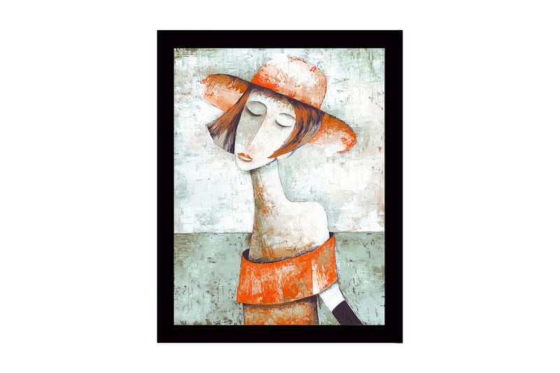 Dekorativ InnRammemet MDF-maling 41x56 cm - Flerfarget - Innredning - Bilder & kunst