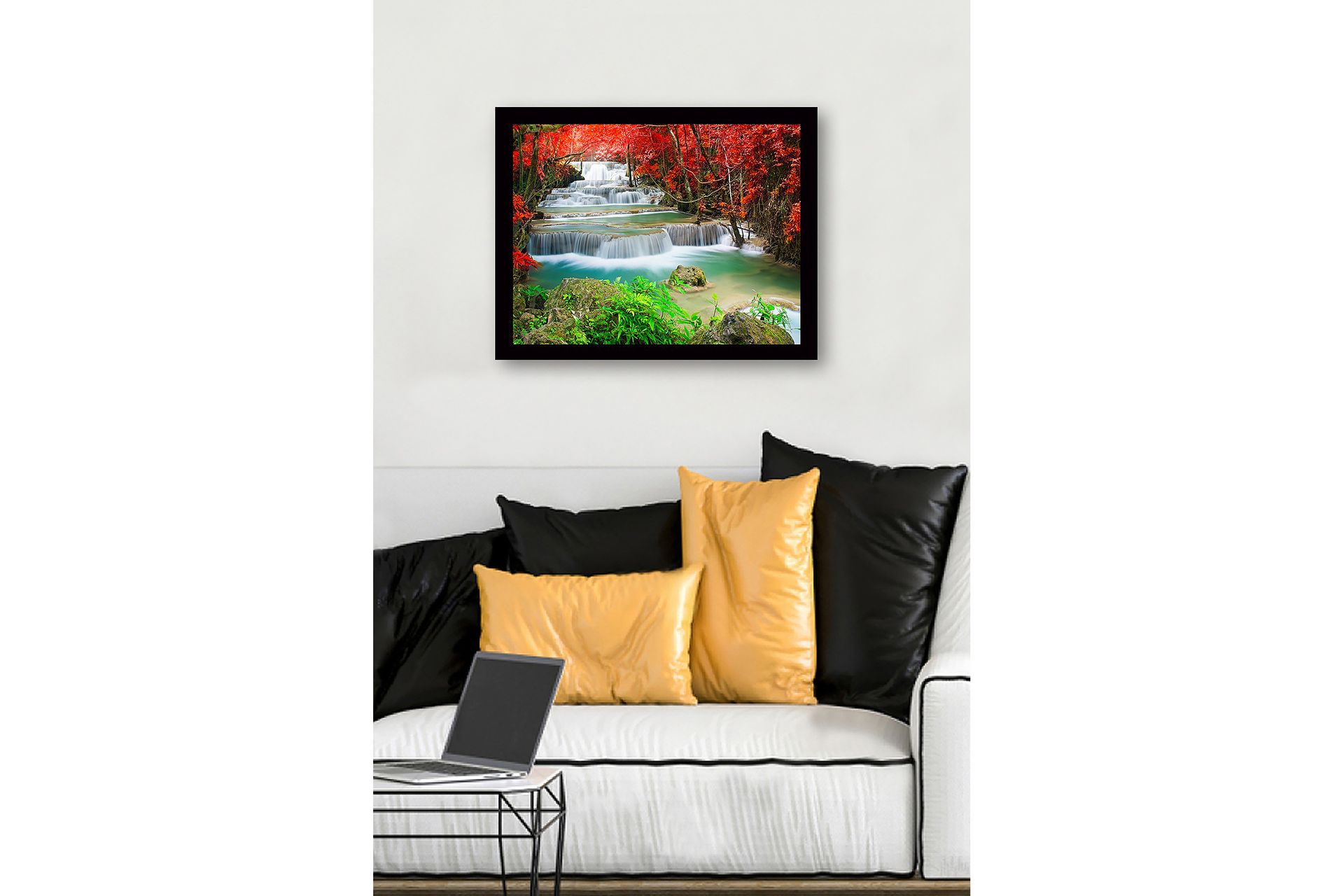 Dekorativ InnRammemet MDF-maling 41x56 cm - Flerfarget - Innredning - Bilder & kunst