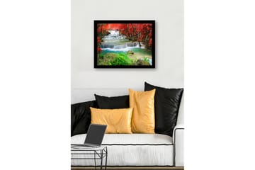 Dekorativ InnRammemet MDF-maling 41x56 cm - Flerfarget - Innredning - Bilder & kunst
