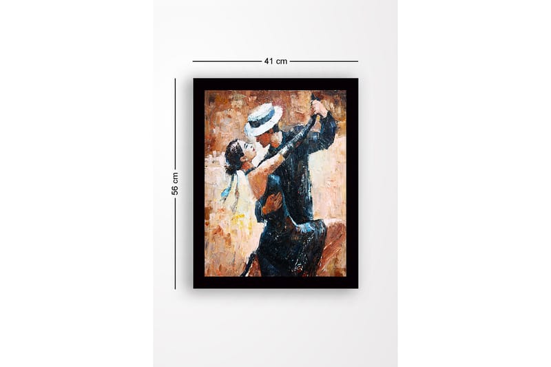 Dekorativ InnRammemet MDF-maling 41x56 cm - Flerfarget - Innredning - Bilder & kunst