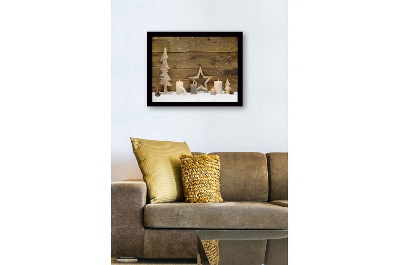 Dekorativ InnRammemet MDF-maling 41x56 cm - Flerfarget - Innredning - Bilder & kunst