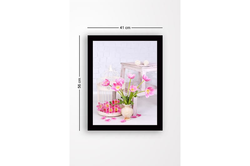 Dekorativ InnRammemet MDF-maling 41x56 cm - Flerfarget - Innredning - Bilder & kunst