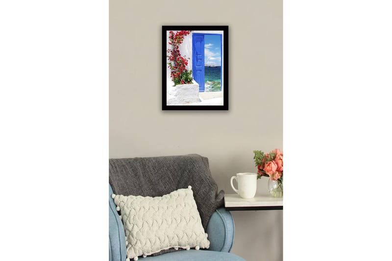 Dekorativ InnRammemet MDF-maling 41x56 cm - Flerfarget - Innredning - Bilder & kunst