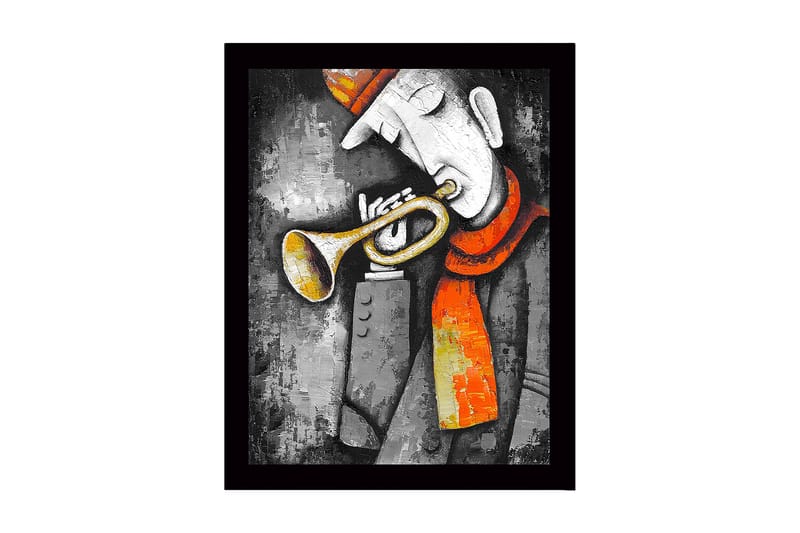 Dekorativ InnRammemet MDF-maling 41x56 cm - Flerfarget - Innredning - Bilder & kunst