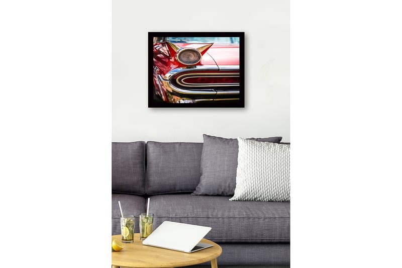 Dekorativ InnRammemet MDF-maling 41x56 cm - Flerfarget - Innredning - Bilder & kunst