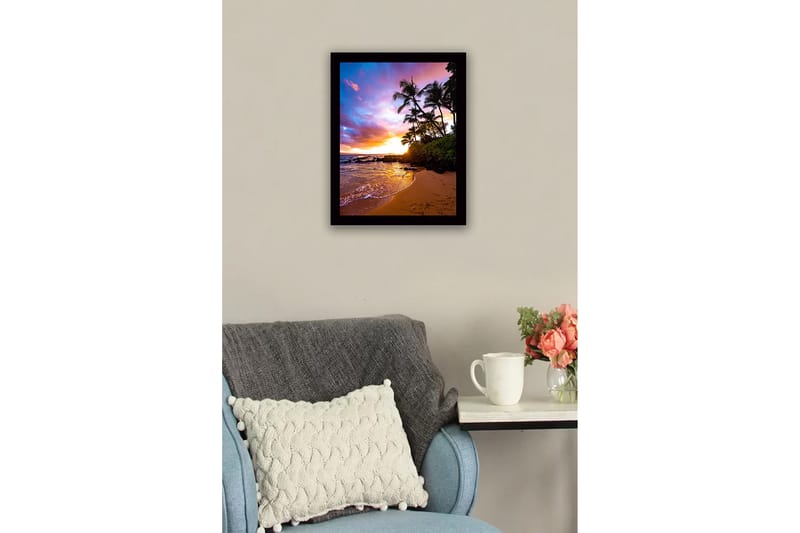 Dekorativ InnRammemet MDF-maling 41x56 cm - Flerfarget - Innredning - Bilder & kunst