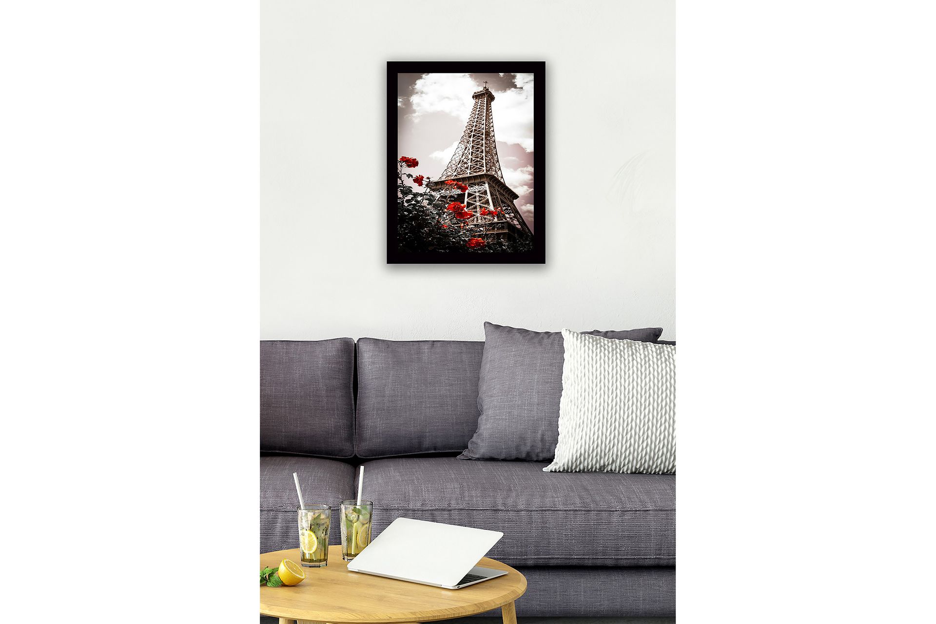Dekorativ InnRammemet MDF-maling 41x56 cm - Flerfarget - Innredning - Bilder & kunst
