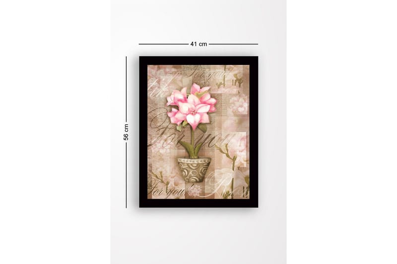 Dekorativ InnRammemet MDF-maling 41x56 cm - Flerfarget - Innredning - Bilder & kunst
