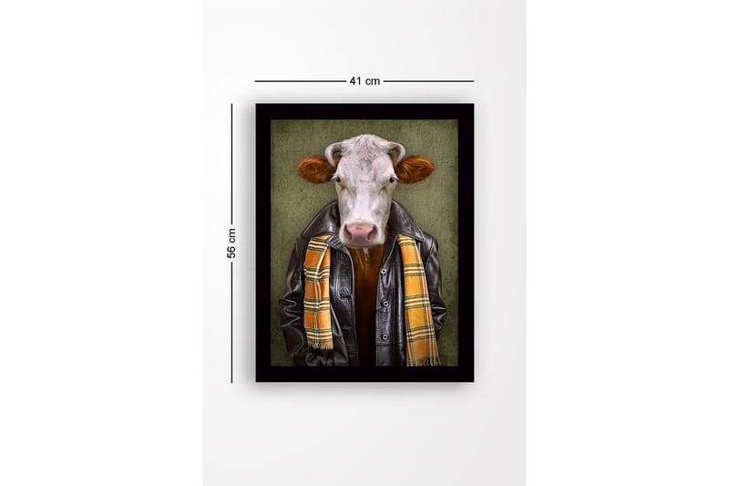 Dekorativ InnRammemet MDF-maling 41x56 cm - Flerfarget - Innredning - Bilder & kunst
