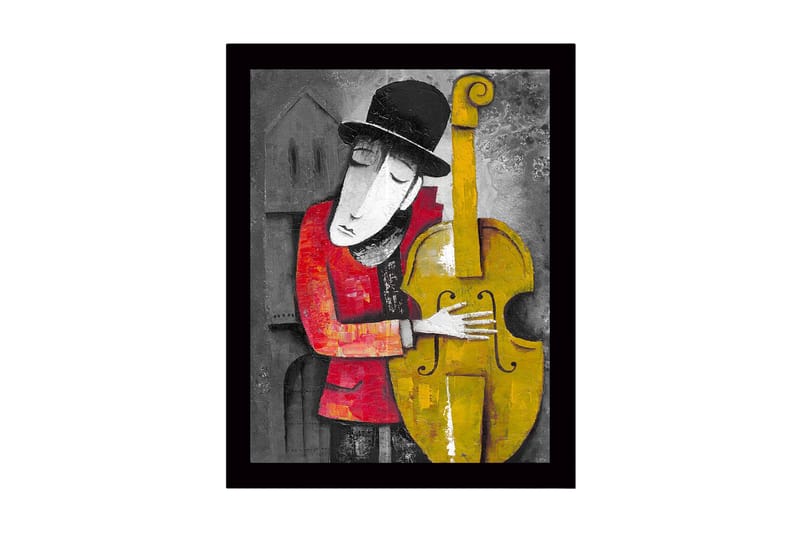Dekorativ InnRammemet MDF-maling 41x56 cm - Flerfarget - Innredning - Bilder & kunst