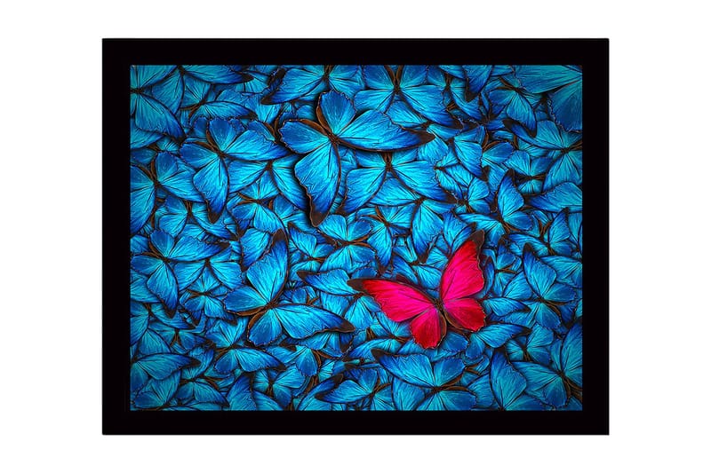 Dekorativ InnRammemet MDF-maling 41x56 cm - Flerfarget - Innredning - Bilder & kunst