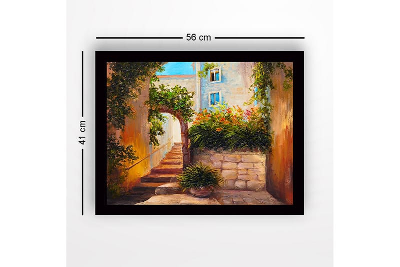 Dekorativ InnRammemet MDF-maling 41x56 cm - Flerfarget - Innredning - Bilder & kunst