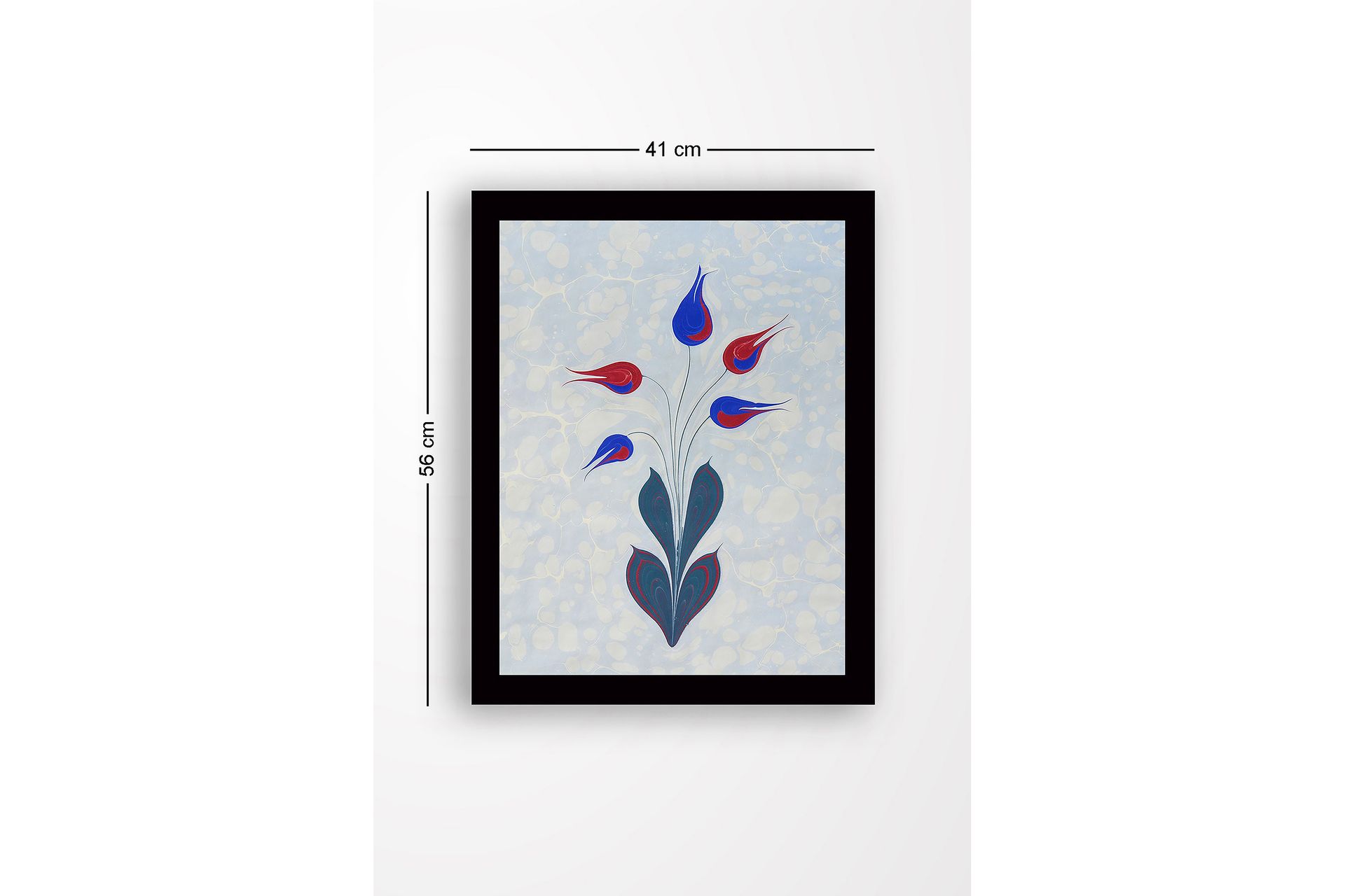Dekorativ InnRammemet MDF-maling 41x56 cm - Flerfarget - Innredning - Bilder & kunst