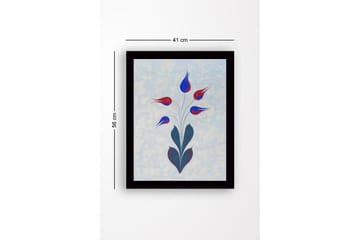 Dekorativ InnRammemet MDF-maling 41x56 cm - Flerfarget - Innredning - Bilder & kunst