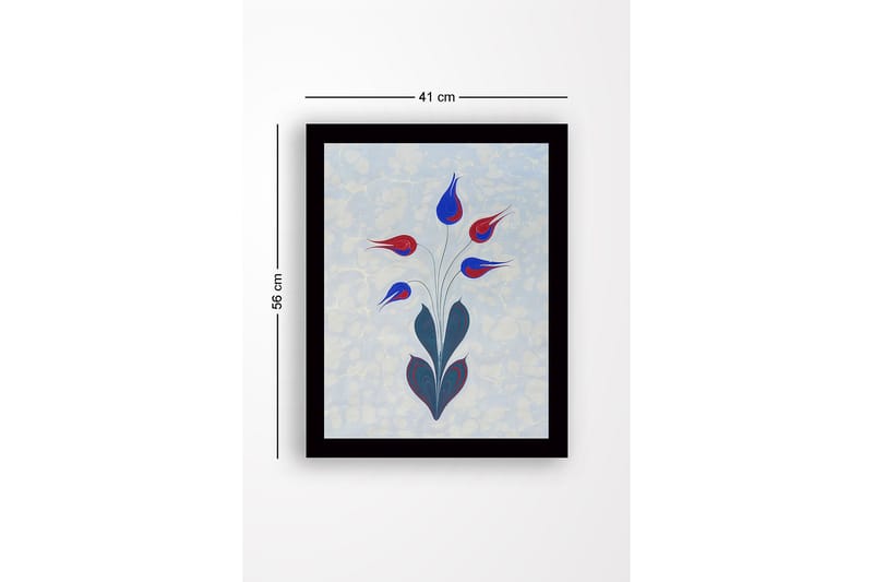 Dekorativ InnRammemet MDF-maling 41x56 cm - Flerfarget - Innredning - Bilder & kunst