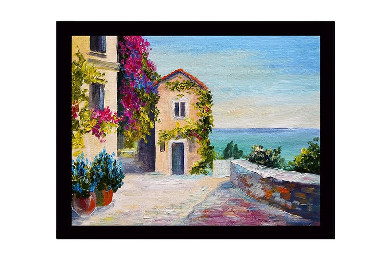 Dekorativ InnRammemet MDF-maling 41x56 cm - Flerfarget - Innredning - Bilder & kunst