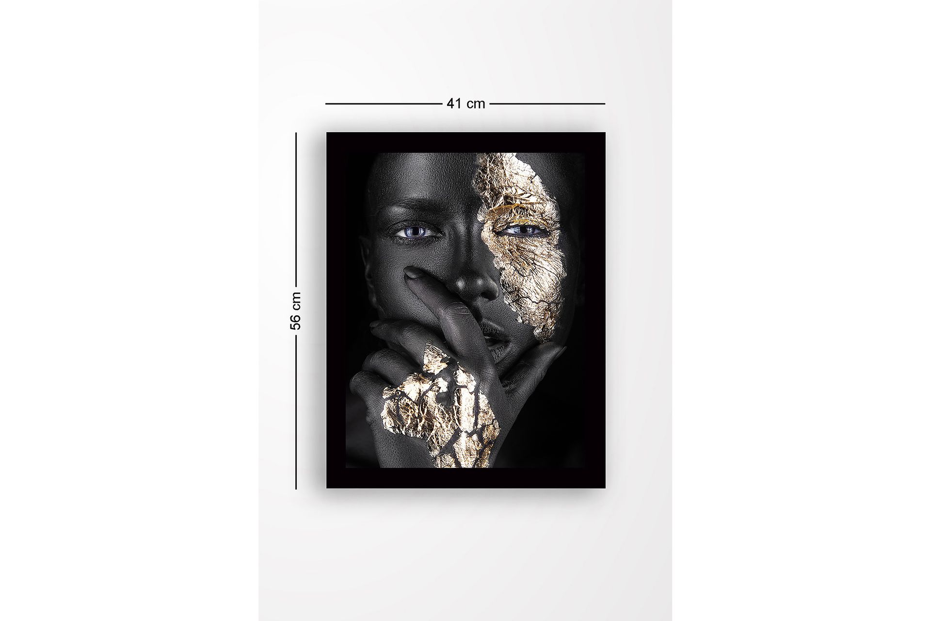 Dekorativ InnRammemet MDF-maling 41x56 cm - Flerfarget - Innredning - Bilder & kunst