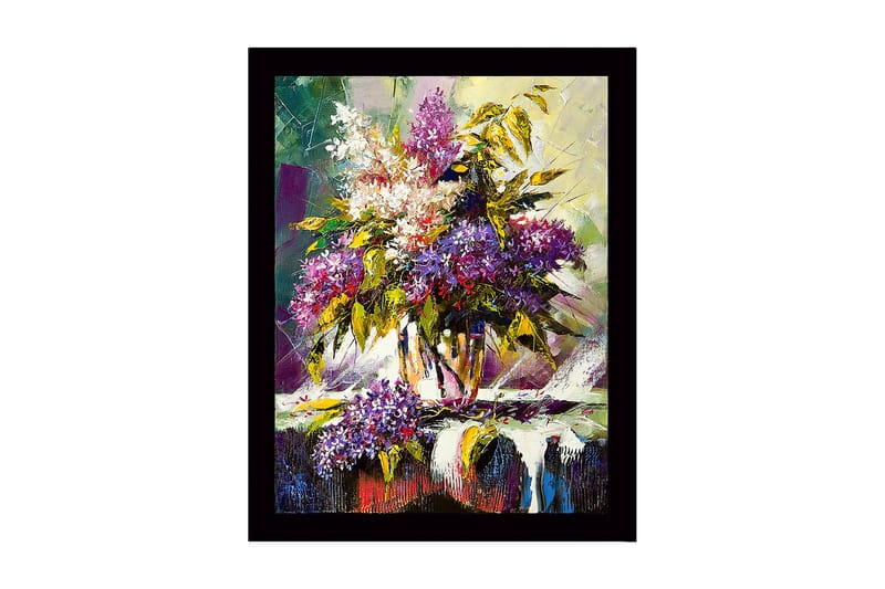 Dekorativ InnRammemet MDF-maling 41x56 cm, Flerfarget