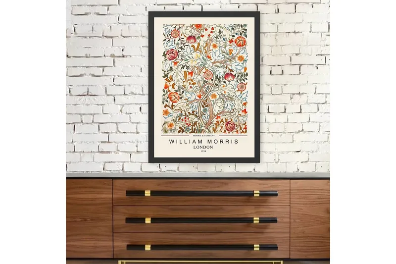 Dekorativt innrammet maleri Campora Ticoman Flerfarget (35 x 45 cm) - Multifarget - Innredning - Bilder & kunst - Male selv