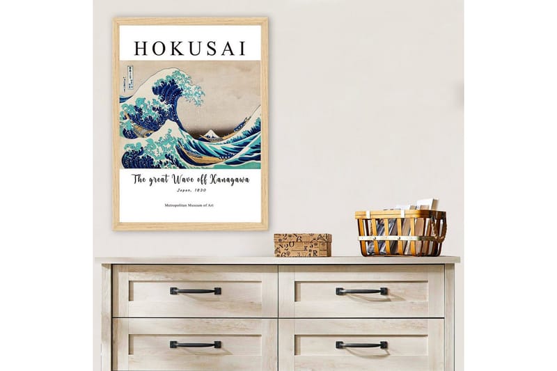 Dekorativt innrammet maleri Doro Flerfarget (35 x 45 cm) - Multifarget - Innredning - Bilder & kunst - Male selv