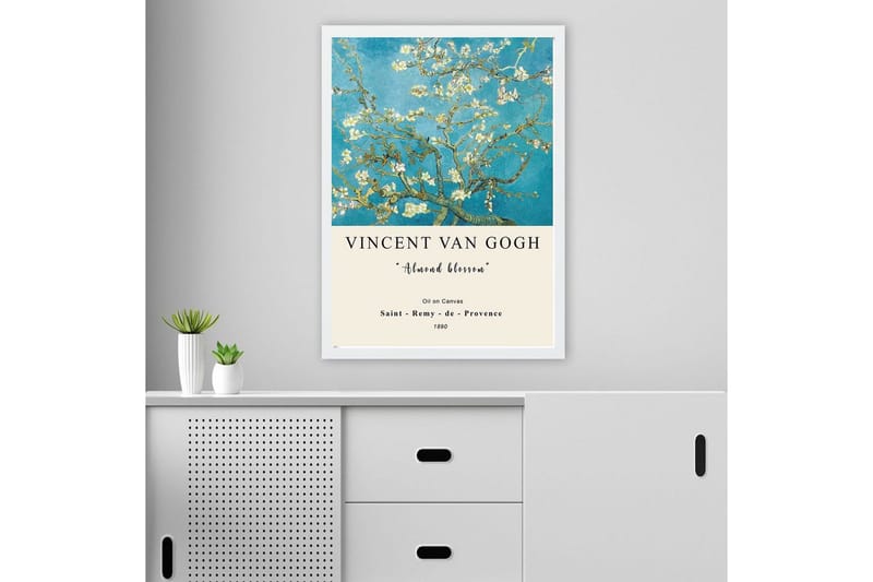 Dekorativt innrammet maleri Masafumi Frameo Flerfarget (55 x 75 cm) - Multifarget - Innredning - Bilder & kunst - Male selv