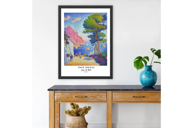 Dekorativt innrammet maleri Noriorstead Ticoman Multicolor (35 x 45 cm) - Multifarget - Innredning - Bilder & kunst - Male selv