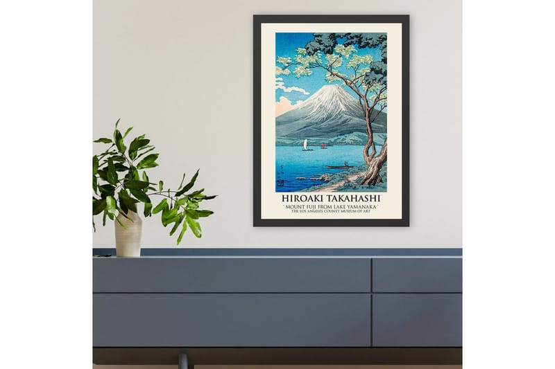 Dekorativt innrammet maleri Ticoman Flerfarget - 55 x 75 cm - Innredning - Bilder & kunst - Male selv