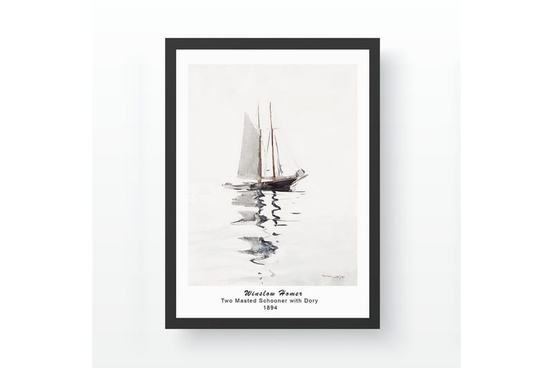 Dekorativt innrammet maleri Toranland Ticoman flerfarget (35 x 45 cm), Multifarget