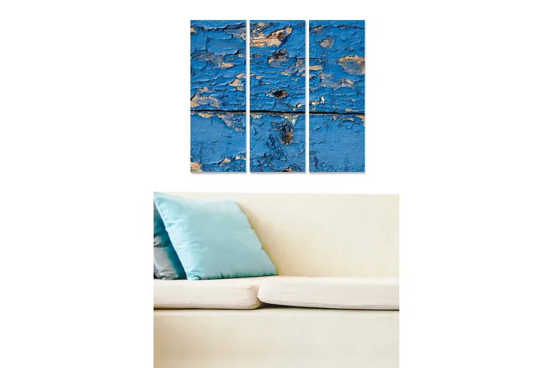 Bilde 3-pk Flerfarget, 22x05 cm