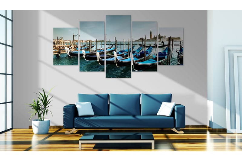Bilde A Canal In Venice 200x100 - Artgeist sp. z o. o. - Innredning - Bilder & kunst - Lerretsbilder