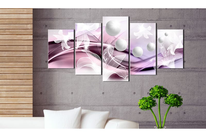 Bilde A Fantasy Of Lilies 200x100 - Artgeist sp. z o. o. - Innredning - Bilder & kunst - Lerretsbilder